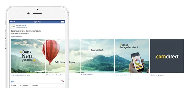 carousel ad facebook clipatize agency content facebook formatting
